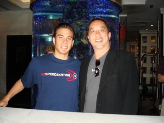 Me and Gold Medalist Apolo Anton Ohno