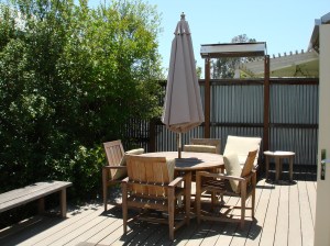 Private Deck and Yard