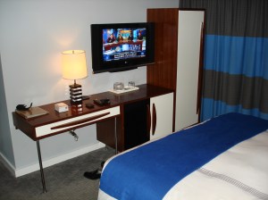 Small desk and closet