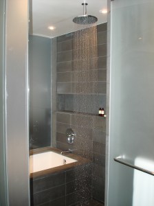Waterfall Shower and bath tub