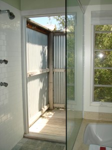 Indoor/Outdoor Shower
