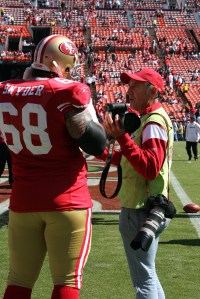 49ersRams100409-068 Taking more Football card photos