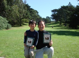 Nick and a Proud Dad